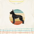 thumbnail image 4 of Inktastic Great Dane Dog Retro Sunset Girls Baby Dress, 4 of 5