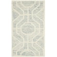 thumbnail image 2 of SAFAVIEH Cambridge Johan Geometric Wool Area Rug, Light Blue/Ivory, 3' x 5', 2 of 7