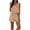 Khaki, variant on 2 Piece Sets For Women Summer 2026 Women's Fashion Spring Summer Casual Printed Tank Top with Shorts Outfit Set