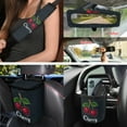 thumbnail image 4 of Jeiento Cherry 15 Pcs Car Seat Covers Full Set with Anti-Skid Steering Wheel Cover Soft Seat Belt Cover Car Trash Can Car Air Vent Storage Bag Car Coaster Keychain, 4 of 7