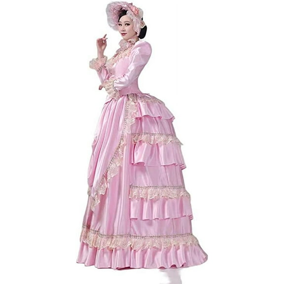 KEMAO Rococo Victorian Renaissance Costumes Baroque Marie Antoinette Dresses Historical Period 18th Century Dress