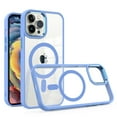 thumbnail image 3 of For Apple iPhone XR MagSafe Compatible Transparent Greatest Clear Acrylic with Color Frame Thick Hybrid TPU Cover ,Xpm Phone Case [ Clear Light Blue ], 3 of 6