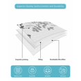 thumbnail image 4 of Twin XL Quilt Bedding Set, Black Leaves Reversible Summer Quilt 3 Pieces, Summer Botanical Lightweight Bedspreads Coverlets with 2 Pillow Shams for All Seasons, 4 of 5