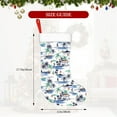 thumbnail image 4 of Haiem Hawaii Palms Pattern Christmas Stockings, Personalized 18 Inches Knit Christmas Stockings Xmas Hanging Stockings for Family Christmas Decorations, 4 of 7