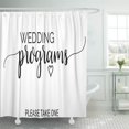 thumbnail image 1 of ABPHQTO Moderno simple negro blanco programas boda signo corazón ceremonia cortina de ducha 150x180 cm, 1 of 1