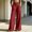 Wine, variant on Dianli Linen Pants Women Casual High Waist Loose Pocket Solid Long Pants Ladies Drawstring Trousers for Daily Wear Work Office Purple L