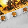 thumbnail image 4 of Castle Fairy Horse Blackout Curtains Set of 2 (52x84 Each),Tribal Aztec Window Curtains, 4 of 6