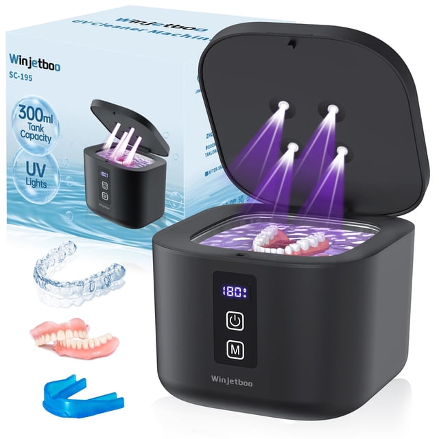 Limpiador ultrasónico Winjetboo Retainer 300 ml, 4 modos