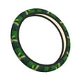 thumbnail image 2 of Gaeub St. Patrick's Day4 Breathable Stretch Elastic Steering Wheel Cover, Cool in Summer and Warm in Winter, Universal 15 inch, 2 of 8