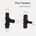 thumbnail image 1 of Acaige Hvac Heater Hose Tee Connector For Ford Transit Connect 2.0L 2010-2013, 1 of 5