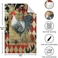 thumbnail image 3 of Kitchen Dish Towels, Vintage Rooster Kitchen Towels Set of 6 Super Soft Absorbent Dish Towels Set Microfiber Polyester Kitchen Dish Cloths Decorative Tea Towels, 28"x18", 3 of 7