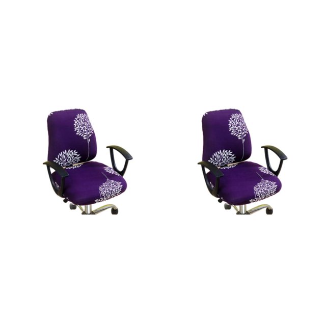 ZheElen 2pcs Polyester Wide Application Seat Chair Cover Stylish And Anti-slide Feature Dustproof Seat Cover simple love cover 2Set