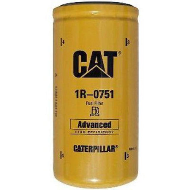 Filtro de Combustible CAT 1R-0751 Eficiencia Avanzada, Paquete de 2