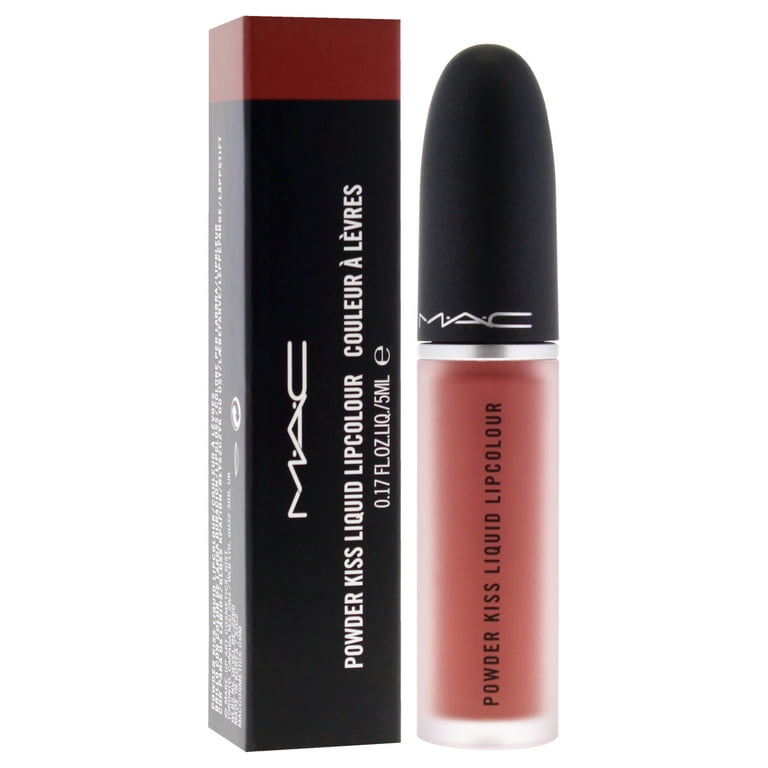 MAC Powder Kiss Liquid Lipcolor - 989 Mull It Over , 0.17 oz