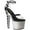 Clear Black/Faded Black Synthetic, variant on Women's Pleaser Lovesick 712T Ankle Strap Sandal