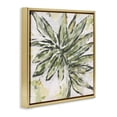thumbnail image 3 of Stupell Industries Palm Leaf Palette Gold Framed Floater Canvas Wall Art design by June Erica Vess, 25 x 25, 3 of 9