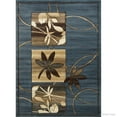 thumbnail image 2 of Allstar Blue Flowers Floral Design Modern Geometric Area Rug (7' 9" x 10' 5"), 2 of 5