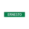 thumbnail image 1 of Ernesto Boys Children Name Letter Printed Label Indoor Outdoor Unique Wall Plaque Decoration Aluminum Metal Sign 4"x13.5", 1 of 1