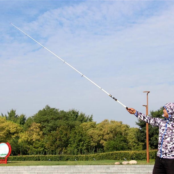 Canne à Pêche Télescopique Carbone Ultra-Légère 1.5m-2.4m – Poignée EVA Confortable Pour Truite & Bar