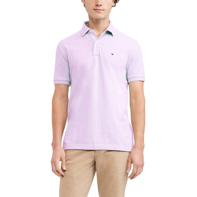 Polo Tommy Hilfiger Lilac Ice para hombre, corte regular