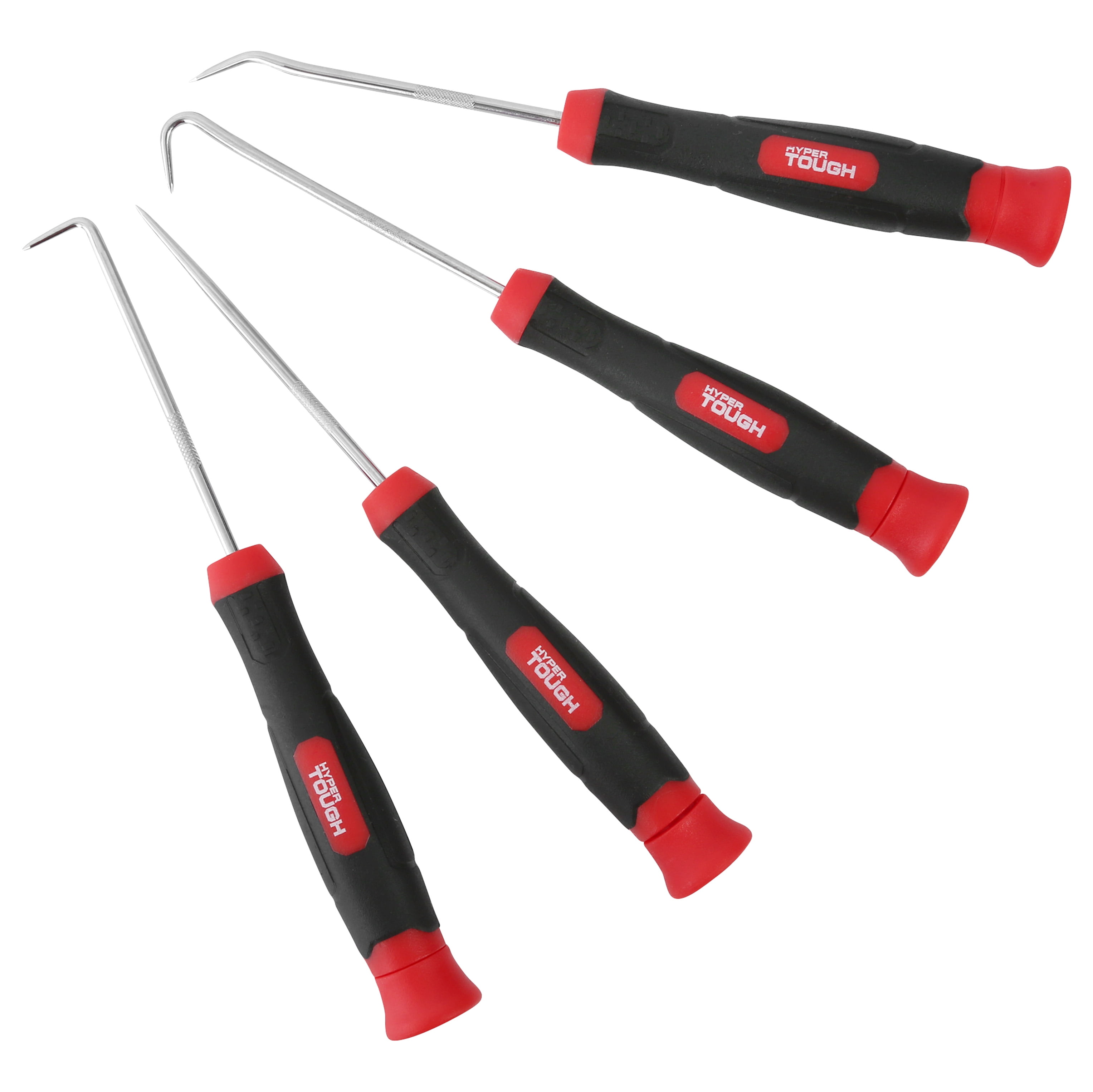 Hyper Tough 4-Piece Set. Curved Hook, Complex Hook, 90