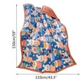 piaybook Throw Blanket Children's Summer Quilt Washed Cotton Summer Cool Quilt Thin Quilt Air
