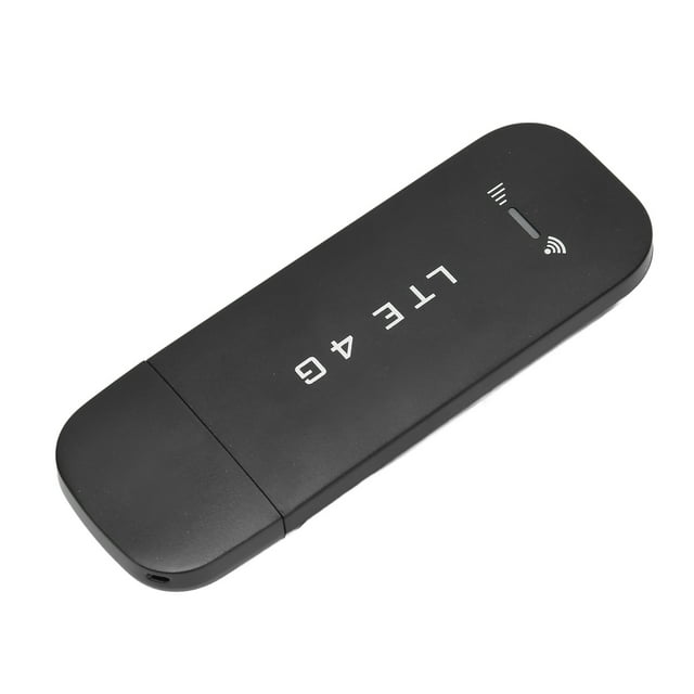 4G LTE USB Routeur Portable, Pocket Mobile Hotspot USB Modem avec Fente pour Carte SIM, 150mbps, Support, pour Véhicule Extérieur
