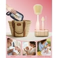thumbnail image 6 of Momfree Baby 6 in 1 Portable Bottle Brush Set, Cleaning Tool for Home and Travel, Push-Press Design Silicone Bottle Brush, for Baby Bottles, Breast Pumps, Nipples, with Storage Bag, 6 of 6