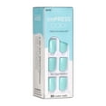 thumbnail image 3 of Kiss Impress Color Press On Nails, 'Mint To Be', Aqua Blue, Short Squoval, 30 Count, 3 of 8