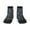 3 Black, variant on Ball Sports Pattern Quarter Crew Socks,Toe Seamed Ankle Socks,Cotton Cushioned Breathable Athletic Crew Sports Socks