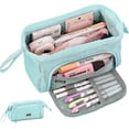 thumbnail image 1 of School Pencil Case Large Capacity Pencil Case With Handle Pencil Case Girls School Supplies Stationery Makeup Bag Desk Organizer For Boys Kids Student, 1 of 5