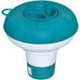 thumbnail image 1 of YSTIANN Distributeur de Produits Chimiques Flottant - Support de Tablette de Chlore 5 Pouces pour Spas et Piscines, Chlorinateur Multifonctionnel avec Contrôle de Débit Réglable AZ78-4430, 1 of 6