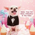 thumbnail image 5 of Kuoser Dog Tuxedo Dog Formal Suit with Bow Tie Pet Wedding Shirt,Black,2XL, 5 of 8
