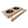 thumbnail image 1 of 2 Tazas para Platos de Alimentación de Pájaros, Taza para Pájaros de Mascotas, Loro de Acero Inoxidable, 1 of 9