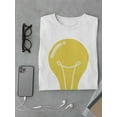 thumbnail image 3 of Yellow Lightbulb T-Shirt Men -Image by Shutterstock, Male 4X-Large, 3 of 4