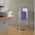 thumbnail image 1 of KB Designs Porte-Serviettes de Salle de Bain Moderne en Métal, Chrome, 1 of 3