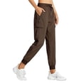thumbnail image 4 of Pantalones de jogging para mujer, de nailon, de secado rápido, para montañismo, deportes, fitness, ocio y aire libre, 4 of 5
