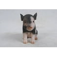 thumbnail image 2 of Hi-Line Gift Ltd Cochon Bébé Assis Brun Foncé, 6 Pouces, 2 of 4
