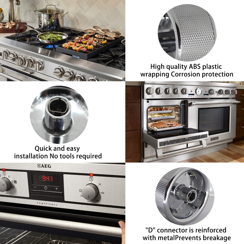 WINDLAND Burners Knob Top Controlfor W11156487 W10823529 YKFED500EBS0 Oven Gas Stove Knob