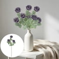 thumbnail image 1 of Artificial 3 Heads Roses Artificial Flower For Home Decoration, 1 of 8