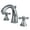 Polished Chrome, variant on Kingston Brass KS2975AX 8 in. Widespread Bathroom Faucet, Oil Rubbed Bronze