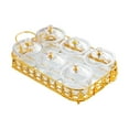 thumbnail image 3 of EHJRE Divided Dried Fruit Plate, Multi-Grid Serving Dishes, Luxury Versatile Appetizer 6 trays, 3 of 9