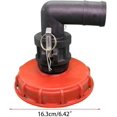 thumbnail image 2 of Tank Cap Lid Bung Adapter With Vent Water Inlet Connector Ball Valve Waterproof And Dustproof Pipe Fittings, 2 of 2