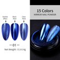 thumbnail image 1 of caja de polvo de purpurina para uñas de concha de perla Aurora Nails hielo transparente brillo efecto iridiscente Nail Art pigmento cromo brillos Tan Jianjun unisex, 1 of 2