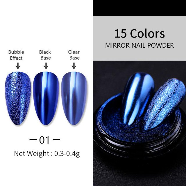 caja de polvo de purpurina para uñas de concha de perla Aurora Nails hielo transparente brillo efecto iridiscente Nail Art pigmento cromo brillos Tan Jianjun unisex