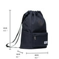 thumbnail image 2 of KAUKKO Cordón Deportes Mochila Gimnasio Yoga Bolsa Hombro Mochila para Hombres y Mujeres KAUKKO  K2031-Black, 2 of 5