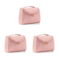thumbnail image 2 of fastboy Large Capacity Cosmetic Storage Bag - Store All Makeup In One Place Choose Multiple Colors across pattern pink 3Set, 2 of 6