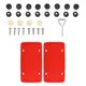 thumbnail image 1 of Marco De Silicona Para Matrícula Con Kit De Accesorios De Tornillo Soporte Para Matrícula Con Orificios De Drenaje Para Modelos De Coches Norteamericanos 2 Uds. Sweethay VI009581-04, 1 of 7
