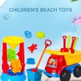 thumbnail image 4 of Advancent Juguete de playa para niños, arena de playa, juguetes interactivos, juego de cubo de pala educativo temprano, caja de arena, Deportes acuáticos 20 piezas/juego, 4 of 6
