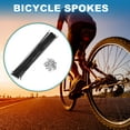 thumbnail image 2 of Radios de bicicleta Unique Bargains 14G 240MM para bicicleta de montaña acero negro 36Pcs, 2 of 7